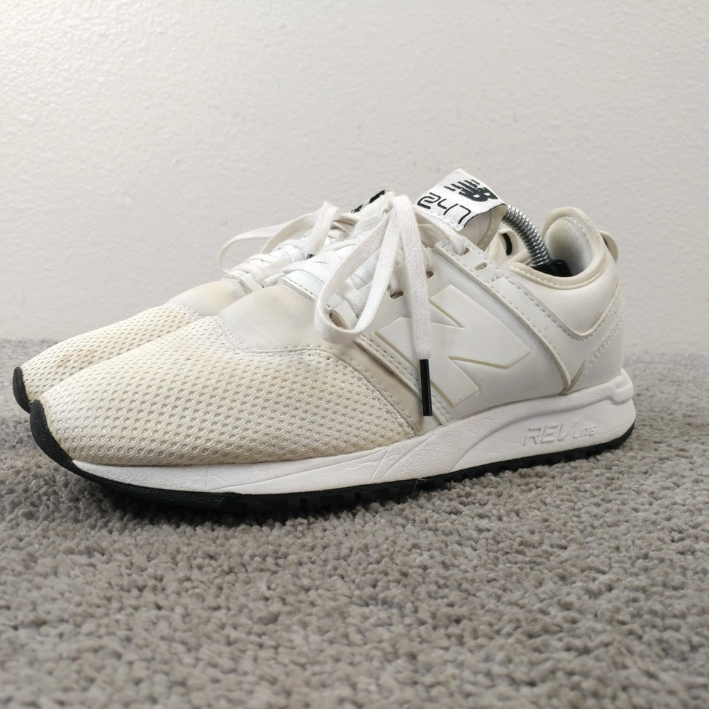 New Balance 247 Womens Size 6.5 White Running Sneakers REVlite WRL247FB Low Top